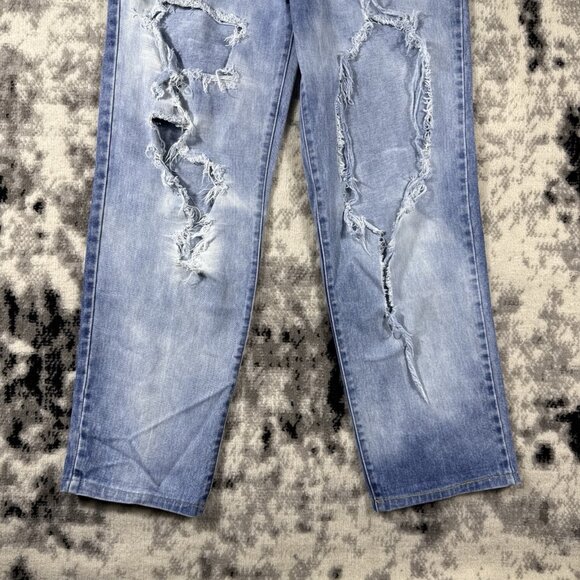 Versace Jeans Mens Size 31x28 Light Acid Wash Destroyed Skater Grunge‎ Punk - Picture 3 of 16